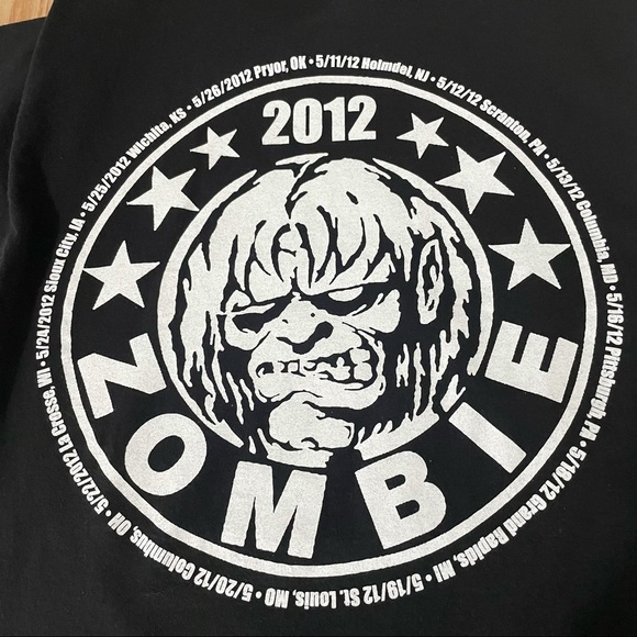 Rob Zombie 2012 tour T-shirt - Picture 6 of 7